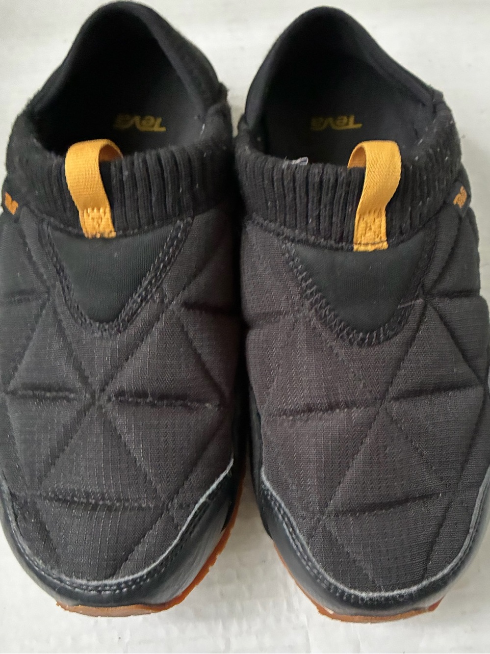 Teva ReEmber Slip On Womens 8 Black Quilted Bootie Moc Water Resistant Gorpcore